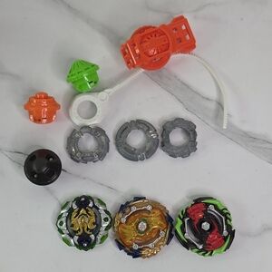 Dynamic Battle Tops Set with Launcher